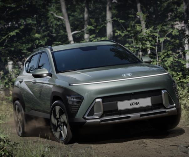 Hyundai stellt das futuristische Design für die neue Generation des Kompakt-SUVs KONA vor, das auf einem Elektroantrieb basiert.